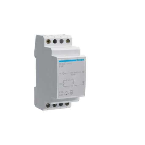 Transformateur de sonnerie 220V/8-12V 8VA 2MOD.
