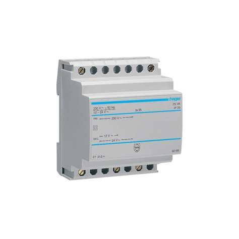 Transformateur 220V/12-24V 25VA 4MOD.