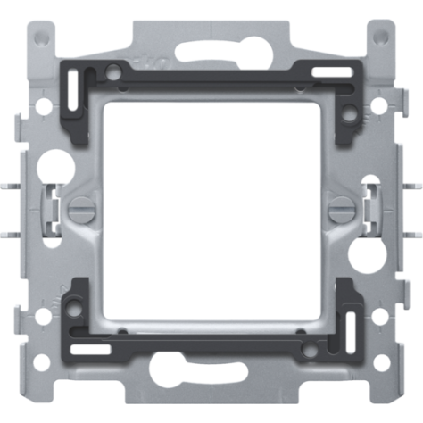 Socle de montage d'un interrupteur sans fil dans une boîte d'encastrement, fixation par griffes