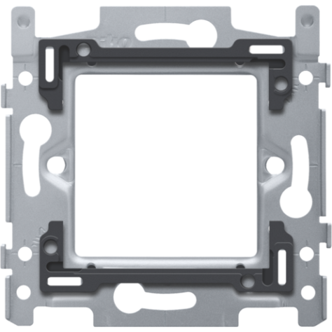 Socle de montage d'un interrupteur sans fil dans une boîte d'encastrement, fixation par vis