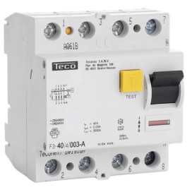 Interrupteur différentiel 4P 40A 30mA Type A