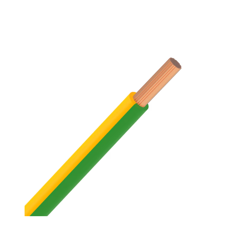 VOB souple H07V-K ECA 10mm² - Vert/Jaune (au mètre)