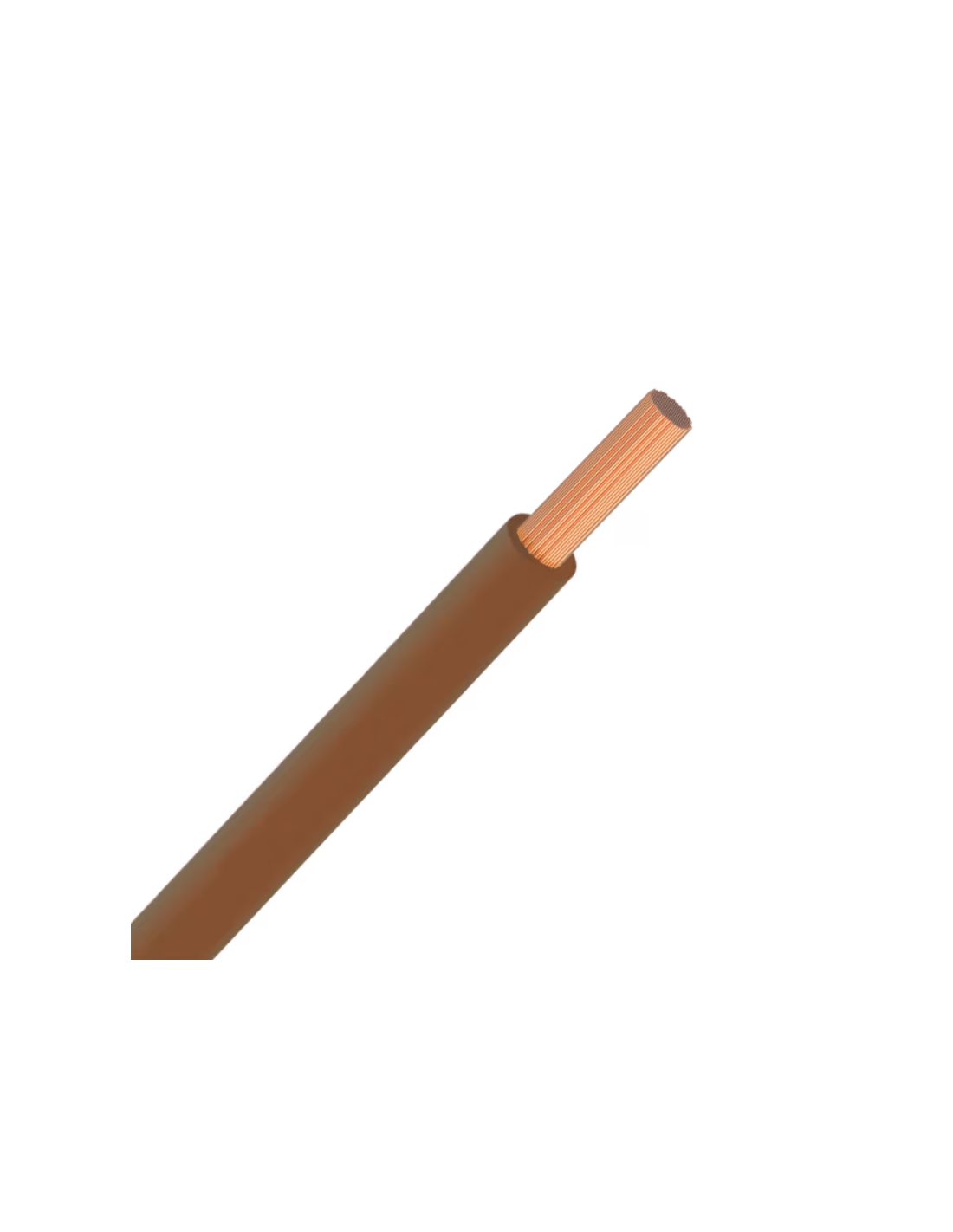 VOB souple H07V-K ECA 10mm² - Brun - (au mètre)