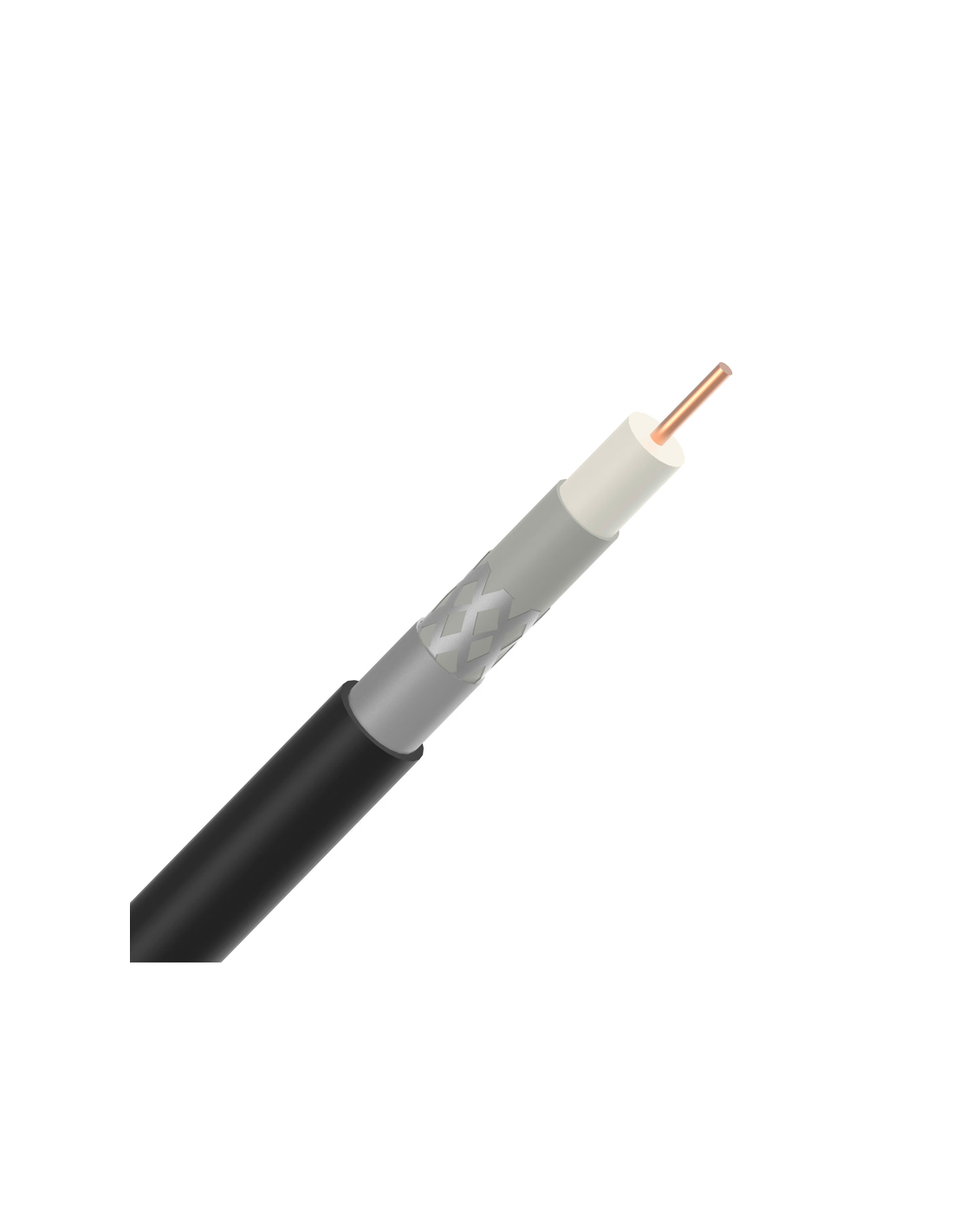COAX FCA PE6mm extérieur | distance 30m - (au mètre)