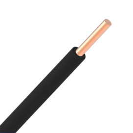 VOB massif H07V-U ECA 4mm² - Noir - R100