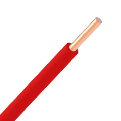 VOB massif H07V-U ECA 4mm² - Rouge - R100
