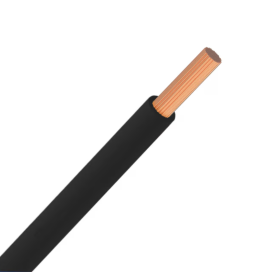 VOB massif H07V-U ECA 6mm² - Noir - R100
