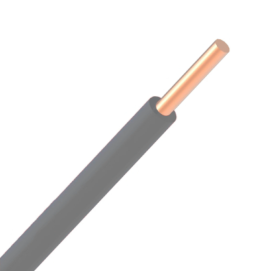 VOB massif H07V-U ECA 4mm² - Gris - R100