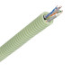 Tube précablé 25mm CCA Coax TRI6 + UTP CAT.6 - LSOH - R100