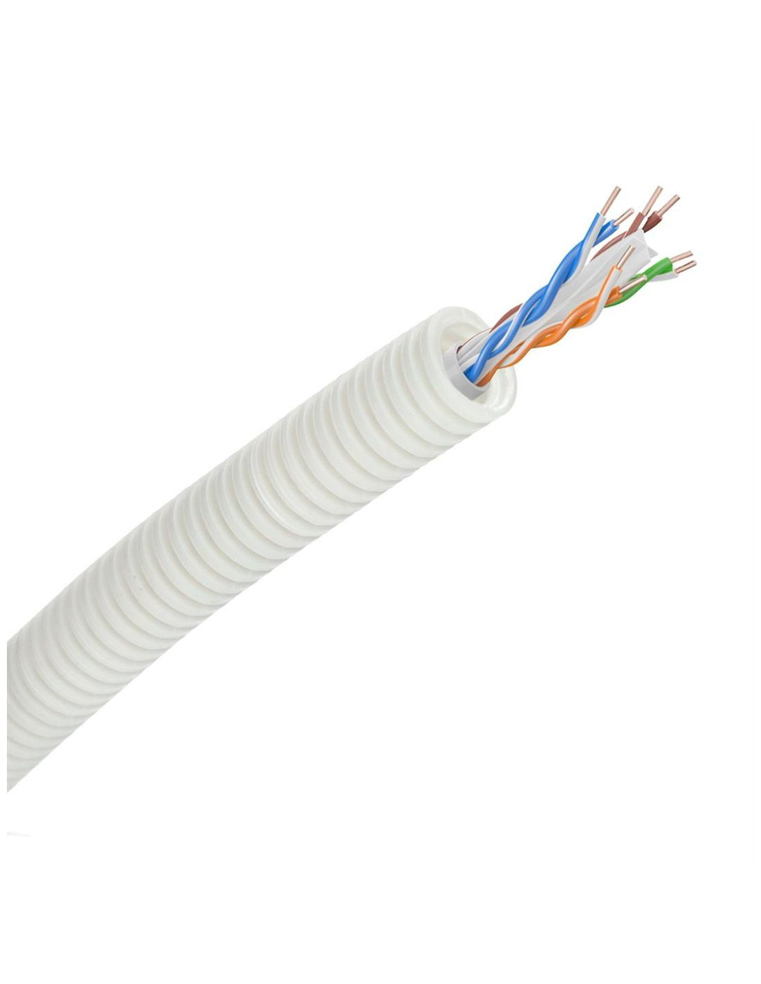 Tube précablé 16mm ECA Data UTP Catégorie 6 - R50