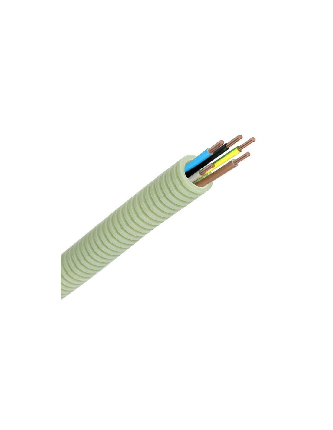 Tube précablé 25mm CCA VOB 5G6mm² - LSOH - R25