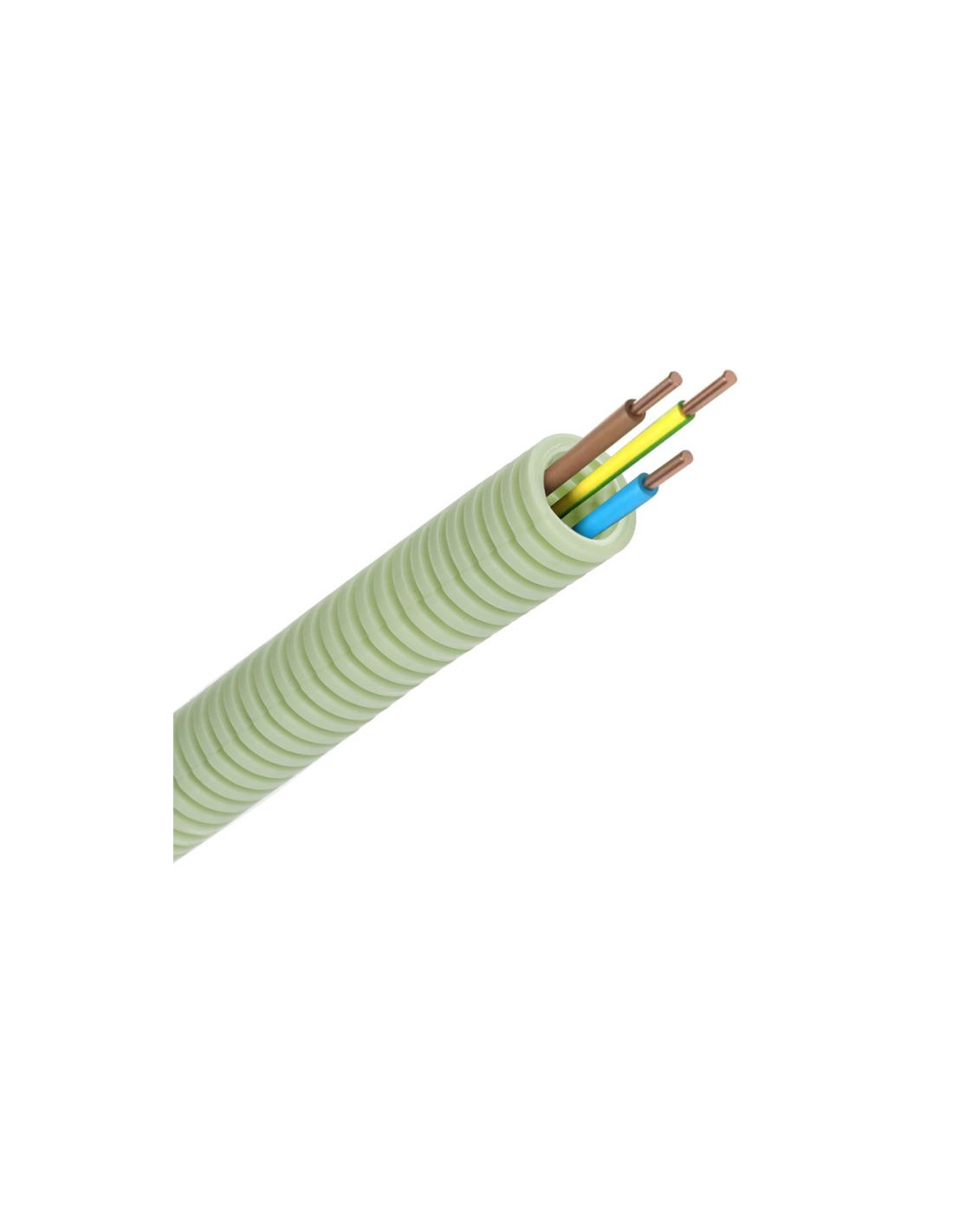 Tube précablé 25mm CCA VOB 3G6mm² - LSOH - R25