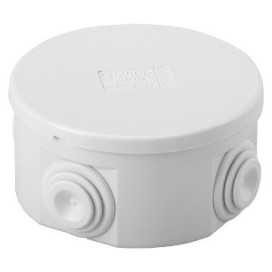 Boite de dérivation ronde IP44 D.80MM - Gris