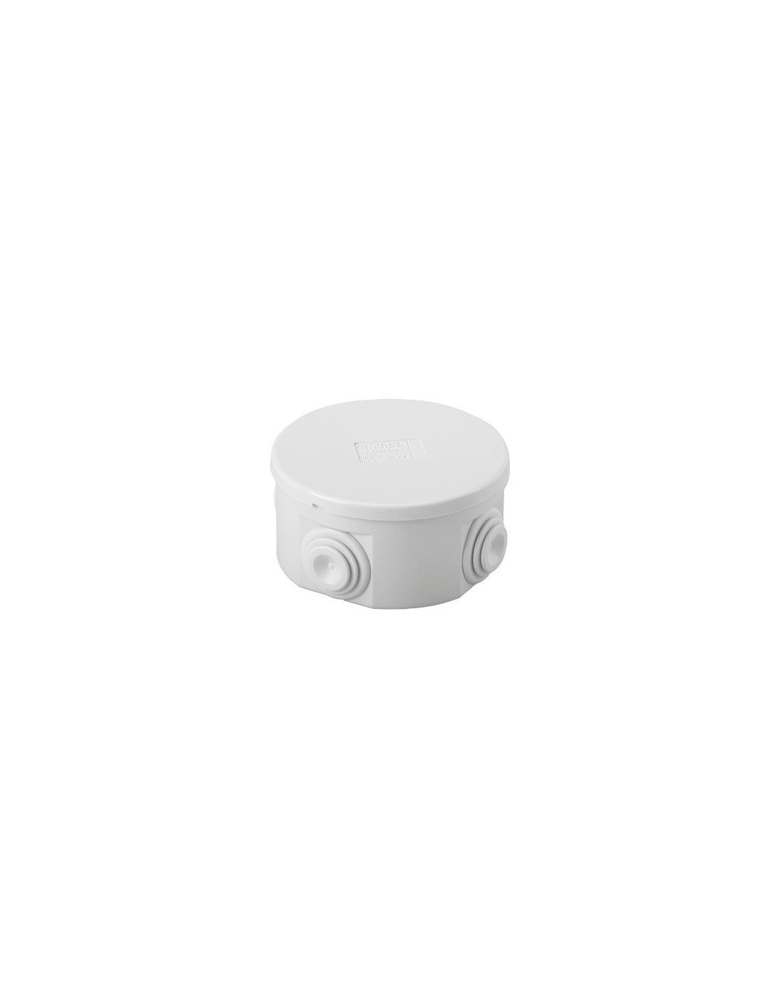 Boite de dérivation ronde IP44 D.80MM - Gris