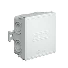 Boite de dérivation IP55 75X75X37MM - Gris