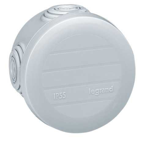 Boite de dérivation ronde PLEXO IP55 D.60MM - Gris Boite de dérivation ronde PLEXO IP55 D.60MM - Gris