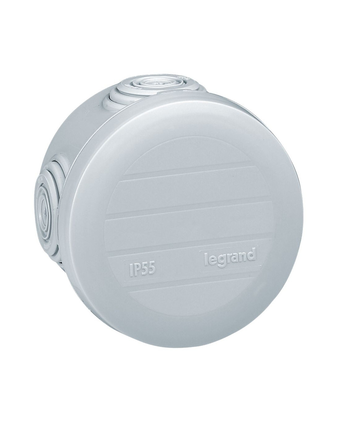 Boite de dérivation ronde PLEXO IP55 D.60MM - Gris