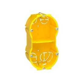 Boîte d'encastrement double Batik VERTICAL avec cloison de séparation D.67x50MM