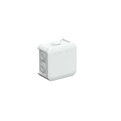 Boite de dérivation T40 IP55 77X77X46MM - Gris