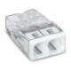 Bornes de raccordement 2 entrées pour conducteurs rigides max. 2,5 mm²