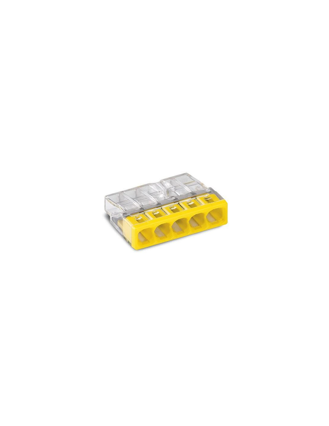 Bornes de raccordement 5 entrées pour conducteurs rigides max. 2,5 mm²