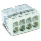 Bornes de raccordement 8 entrées pour conducteurs rigides max. 2,5 mm²
