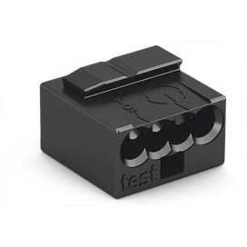 Bornes de raccordement MICRO 4 entrées pour conducteurs rigides max. 0,8 mm²