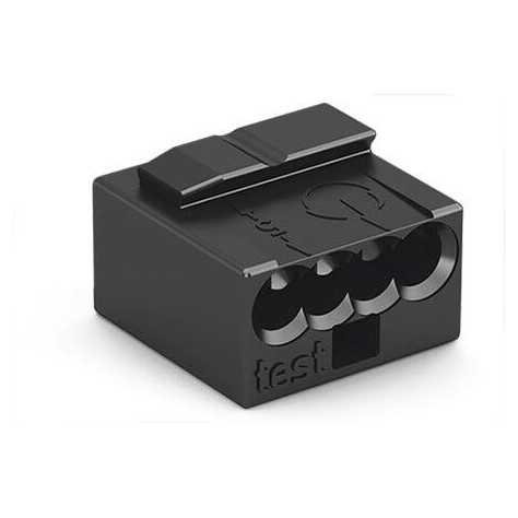 Bornes de raccordement MICRO 4 entrées pour conducteurs rigides max. 0,8 mm²