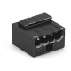 Bornes de raccordement MICRO 4 entrées pour conducteurs rigides max. 0,8 mm²