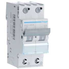 Disjoncteur 3kA - C - 2P - 25A - 2MOD. - quickconnect