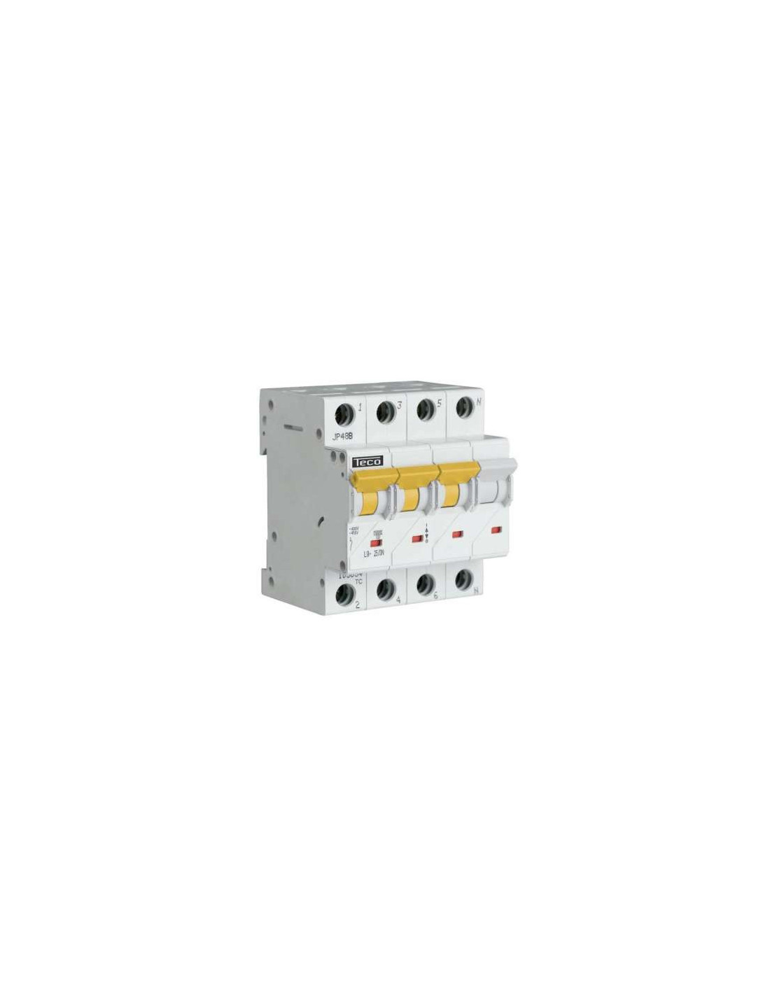 Disjoncteur 3N 25A 4,5kA Courbe C