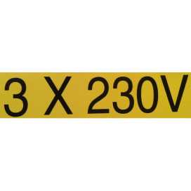 Teconex - Pictogramme "3 X 230V"