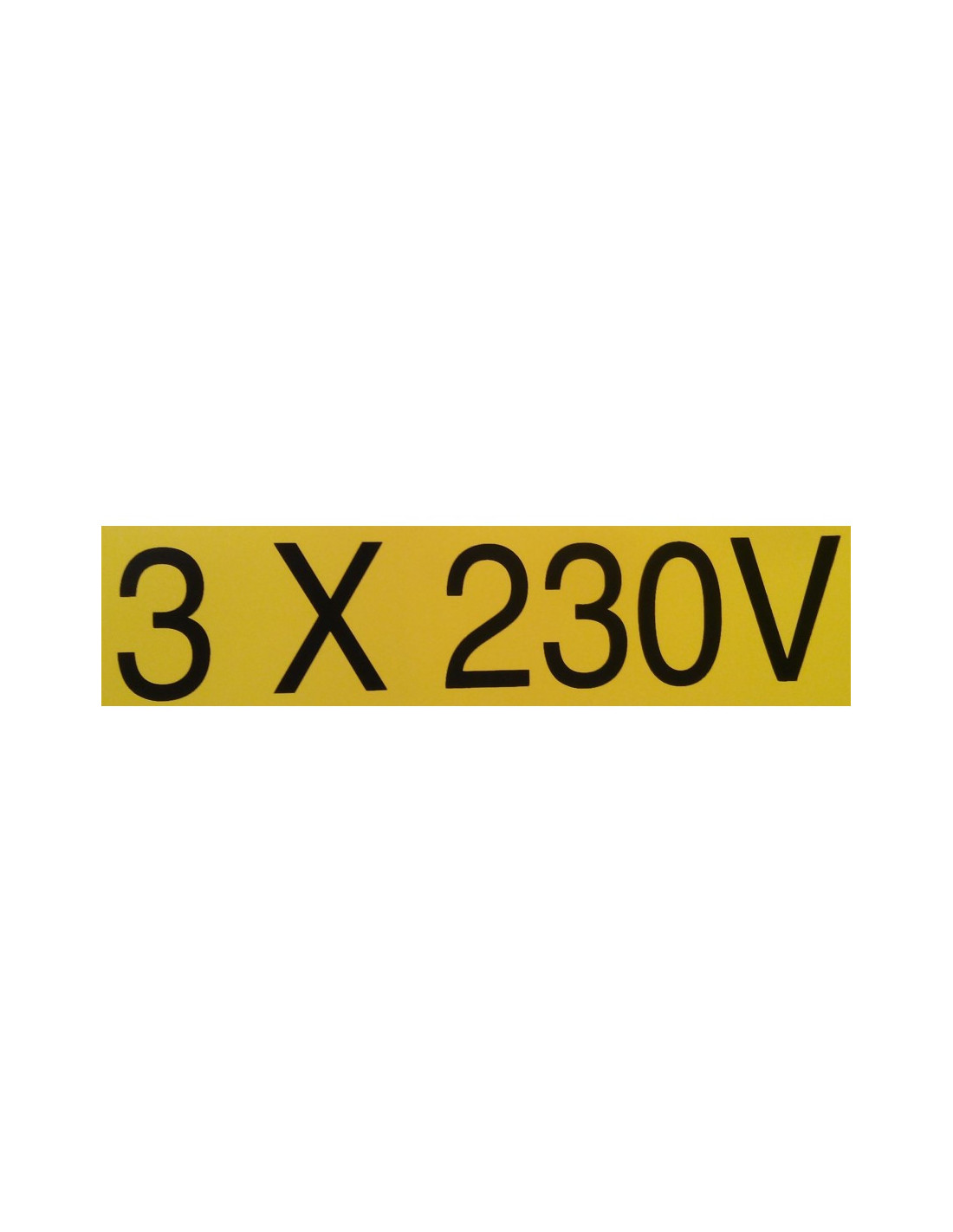Teconex - Pictogramme "3 X 230V"