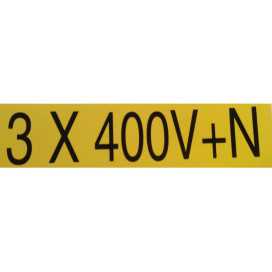 Teconex - Pictogramme "3 X 400V+N"