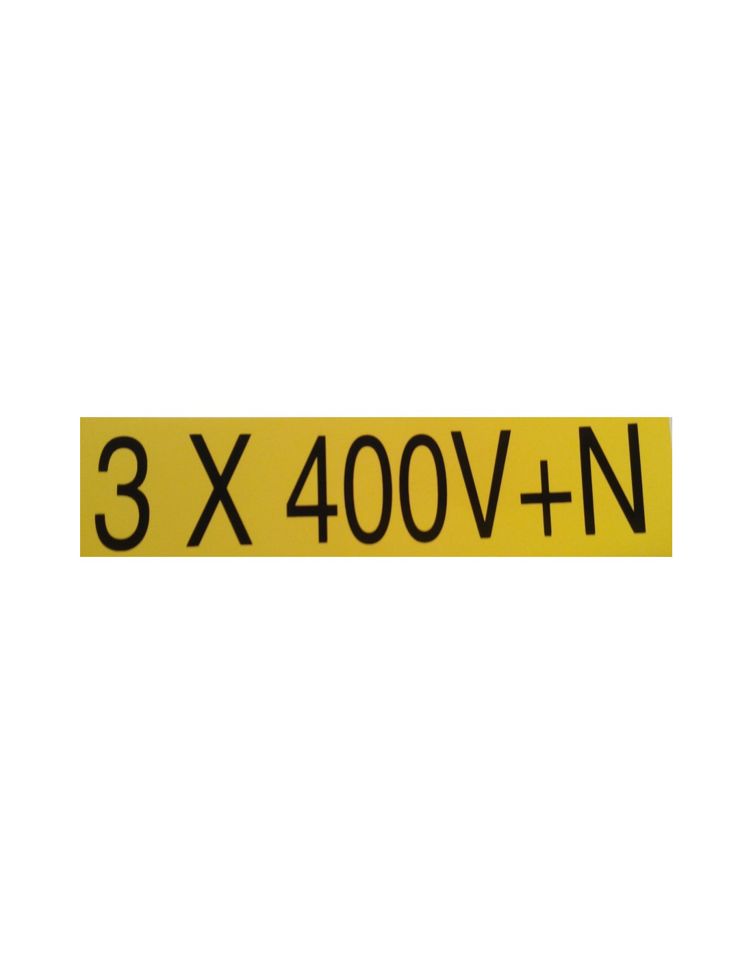Teconex - Pictogramme "3 X 400V+N"