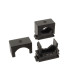 Attaches à pression à juxtaposer Noir - 16-24 mm - Pack 50 PCS