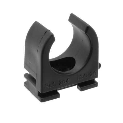 Attaches ressort à juxtaposer Noir - 20 mm - Pack 100 PCS