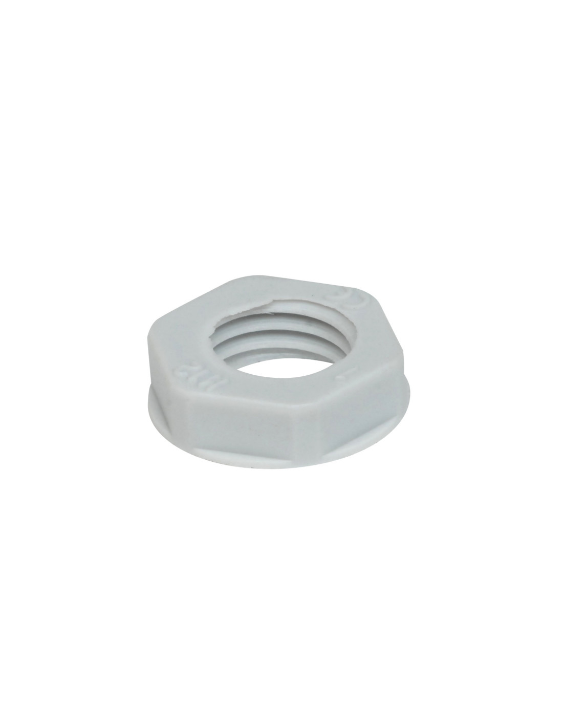 Contre-écrous PVC - Métrique - 12 mm - Pack 50 PCS
