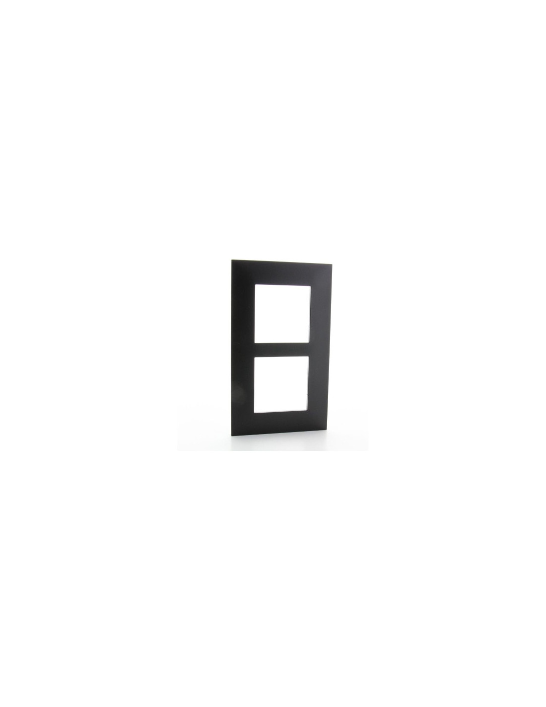 Valena Next plaque 2 postes vert entraxe 57mm noir