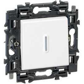 Valena Next deux directions à voyant 10AX appareil complet blanc à griffes