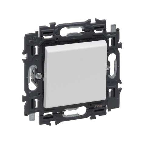 Valena Next interrupteur unipolaire 10AX appareil complet blanc à griffes Valena Next interrupteur unipolaire 10AX appareil complet blanc à griffes