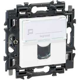 Valena Next prise RJ45 UTP cat 6 appareil complet blanc à griffes