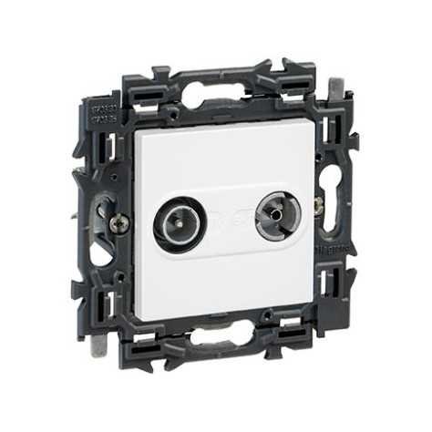 Valena Next prise TV/FM réseau câblé appareil complet blanc à griffes Valena Next prise TV/FM réseau câblé appareil complet blanc à griffes