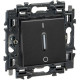 Valena Next interrupteur bipolaire 16AX appareil complet noir à griffes