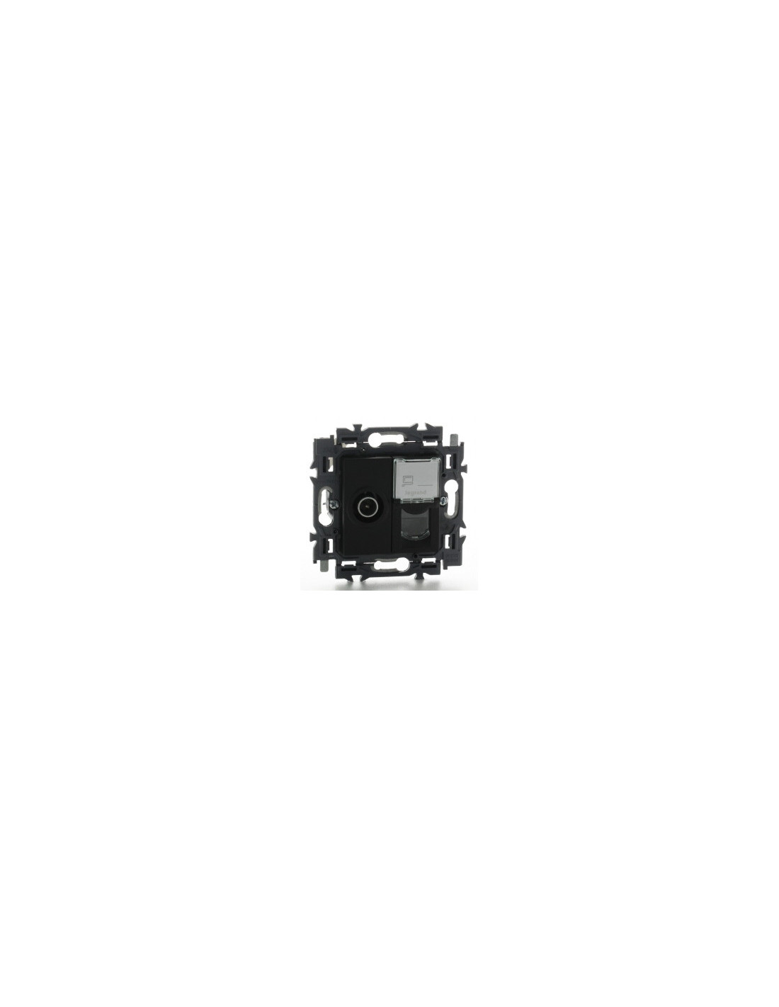 Valena Next combiné TV + RJ45 UTP cat6 noir