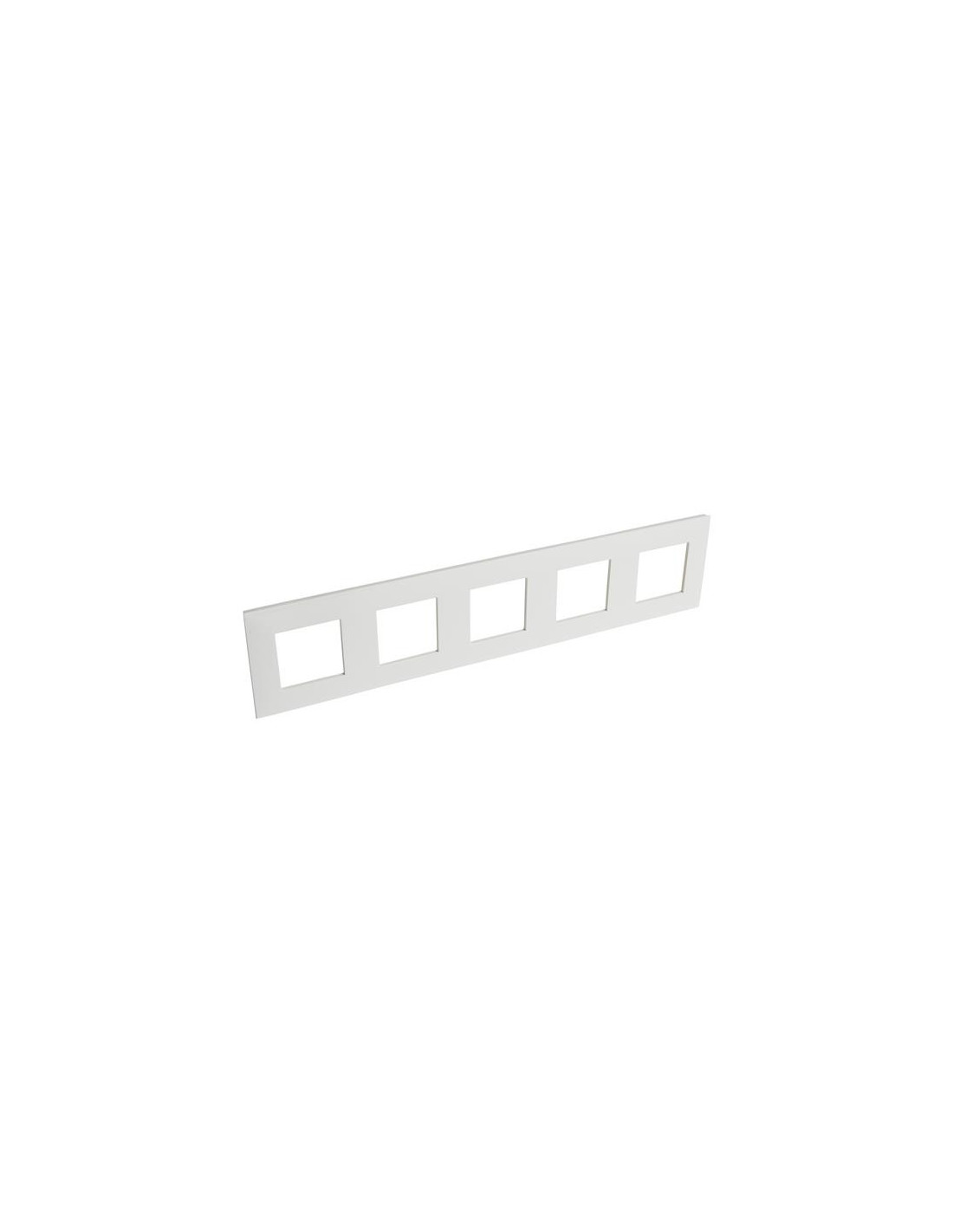 Valena Next plaque 5 postes hor/vert entraxe 71mm blanc