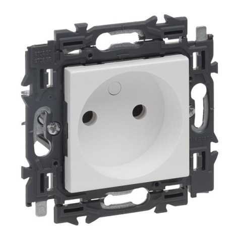 Valena Next prise 2P sans terre appareil complet blanc à griffes Valena Next prise 2P sans terre appareil complet blanc à griffes