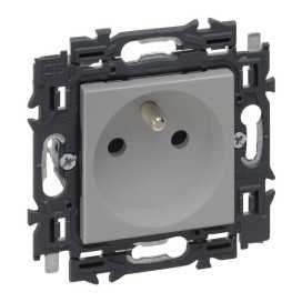 Valena Next prise 2P+T 16A appareil complet alu à griffes