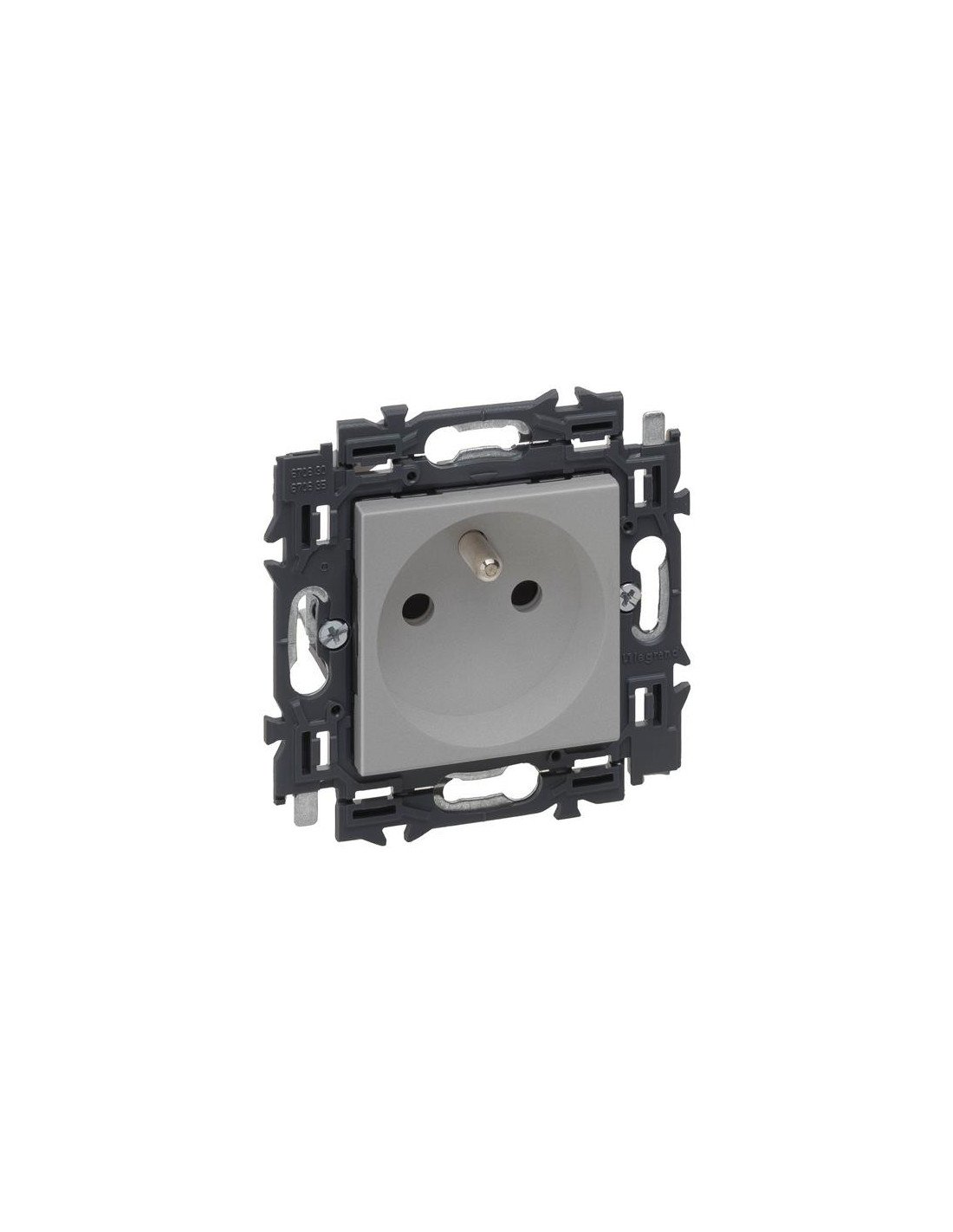 Valena Next prise 2P+T 16A appareil complet alu à griffes
