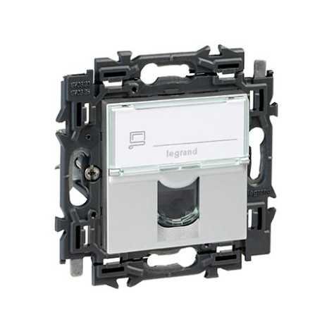 Valena Next prise RJ45 cat6 UTP appareil complet alu à griffes Valena Next prise RJ45 cat6 UTP appareil complet alu à griffes